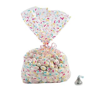 Fun Express Donut Sprinkles Cellophane Bags (12 Pack) Party Supplies for $3