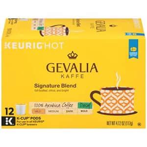 Gevalia Signature Blend Decaf Mild Roast K-Cup Coffee Pods (12 Pods) for $111