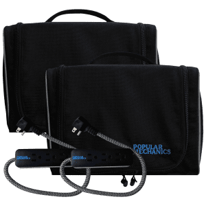 Popular Mechanics Travel Gear Bags w/ Powerstrip: 2 for $25