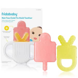 FridaBaby Not-Too-Cold-to-Hold Teether for $10 FridaBaby Not-Too-Cold-to-Hold Teether for $10