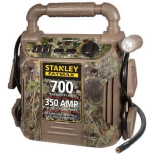 Stanley 700 Amp Camo Jump Starter with Air Compressor for $48 Stanley 700 Amp Camo Jump Starter with Air Compressor for $48