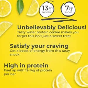 Power Crunch Whey Protein Bars, High Protein Snacks with Delicious Taste, Lemon Meringue, 1.4 Ounce for $18