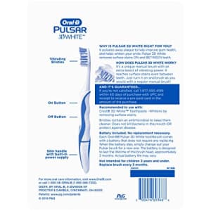 Oral-B Pulsar Vibrating Bristles Toothbrush, Medium, 4 Pack (Colors May Vary) for $26
