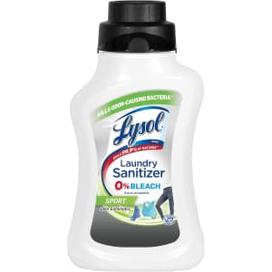Lysol Sport Laundry Sanitizer Additive 41-oz. Bottle for $3.64 via Sub & Save Lysol Sport Laundry Sanitizer Additive 41-oz. Bottle for $3.64 via Sub & Save