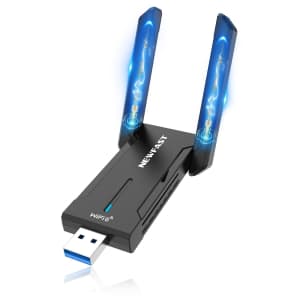 Newfast AX5400 Tri-Band USB WiFi 6 Adapter for $30