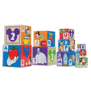 Melissa & Doug Mickey Mouse & Friends Nesting & Stacking Blocks for $9