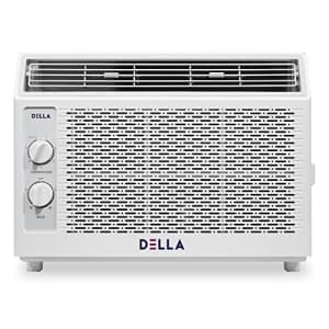 DELLA 5000 BTU 115V/60Hz Energy Saving Window Air Conditioner, Whisper Quiet AC Unit with Easy to for $175