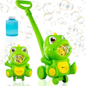 Paperkid Dinosaur Bubble Lawn Mower Toy for $11 Paperkid Dinosaur Bubble Lawn Mower Toy for $11