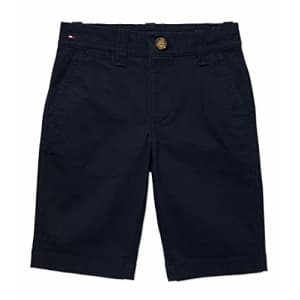 Tommy Hilfiger Boys Adaptive Shorts with Velcro Brand Closure Fly, Sky Captain, 16 for $24