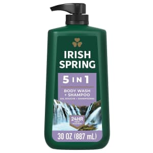Irish Spring 30-oz. 5-in-1 Body Wash for $7
