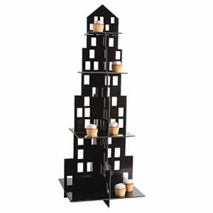 Fun Express Skyscraper Cupcake Stand (4 Tiers) Superhero Party Supplies - Perfect for Your Superhero, for $21 Fun Express Skyscraper Cupcake Stand (4 Tiers) Superhero Party Supplies - Perfect for Your Superhero, for $21