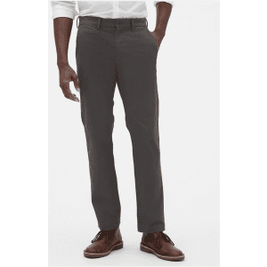 Gap Factory Men's GapFlex Essential Khakis in Straight Fit w/ Washwell for $5 Gap Factory Men's GapFlex Essential Khakis in Straight Fit w/ Washwell for $5