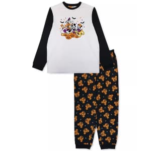 Briefly Stated Unisex Mickey Mouse Halloween Pajamas Set for $10 Briefly Stated Unisex Mickey Mouse Halloween Pajamas Set for $10