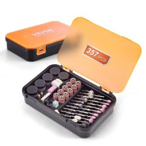 Vevor 357-Piece Rotary Tool Accessory Kit for $10