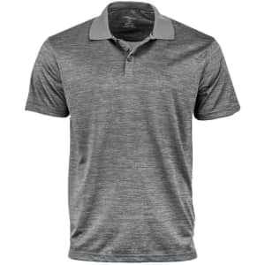 London Fog Men's Poly Textured Space Dye Polo Shirt: 2 for $29