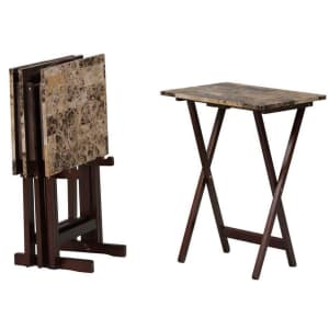 Linon Home Decor Tray Table Set for $60