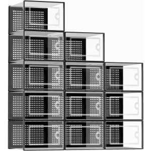 Kuject Shoe Storage Box 12-Pack: $34 Kuject Shoe Storage Box 12-Pack: $34