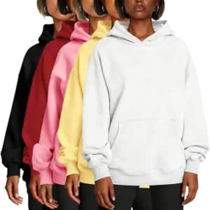 Pwopwoe Women's Hoodie 5-Pack for $30