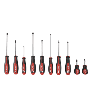 Milwaukee 10-Piece Phillips/Slotted/Square Screwdriver Set for $20