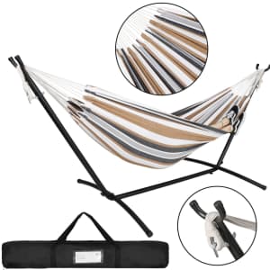 9-Foot 2-Person Portable Hammock with Stand for $53
