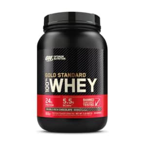 Optimum Nutrition Gold Standard 100% Whey Protein Powder, Double Rich Chocolate 2 Pound (Packaging for $30