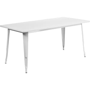 Flash Furniture 63" Commercial Grade Metal Table for $244 Flash Furniture 63" Commercial Grade Metal Table for $244