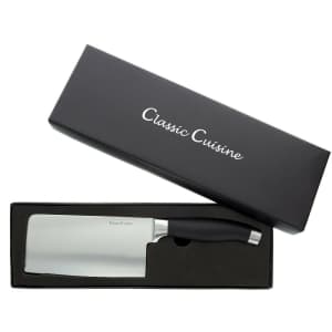 Classic Cuisine 6.5" Stainless Steel Chopper Cleaver for $14 Classic Cuisine 6.5" Stainless Steel Chopper Cleaver for $14
