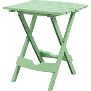 Adams Manufacturing Quik Fold Patio Side Table, Resin, Summer Green for $36 Adams Manufacturing Quik Fold Patio Side Table, Resin, Summer Green for $36