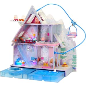 L.O.L. Surprise OMG Winter Chill Cabin Wooden Doll House w/ 95+ Surprises for $227