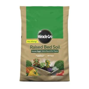 Miracle-Gro 1.5-Cu. Ft. Organic Raised Bed Soil for $6