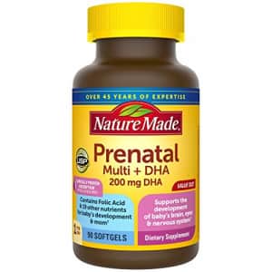 Nature Made Prenatal Multivitamin + DHA Softgel with Folic Acid, Iodine and Zinc, 90 Count for $17