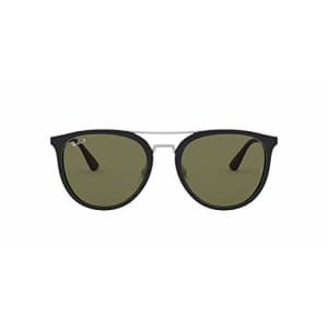 Ray-Ban RB4285 Square Sunglasses, Black/Polarized Green, 55 mm for $100 Ray-Ban RB4285 Square Sunglasses, Black/Polarized Green, 55 mm for $100