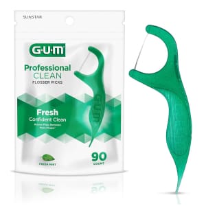 GUM Professional Clean Flosser Picks 90-Count for $3