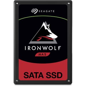 Seagate IronWolf 110 980GB NAS Internal SSD for $200 Seagate IronWolf 110 980GB NAS Internal SSD for $200