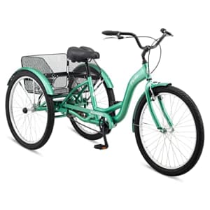 Schwinn Meridian Adult Tricycle Bike, Mens and Womens Three Wheel Beach Cruiser, 26-Inch Wheels, for $490