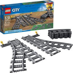 LEGO City Switch Tracks 8-Pack for $10
