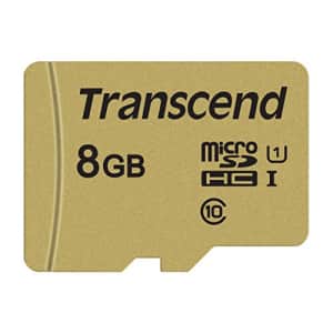 Transcend microSDHC Card GB MLC, UHS-I Class TS8GUSD500S for $10