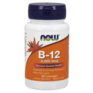 Now Foods NOW B-12 5,000 mcg,60 Lozenges for $10