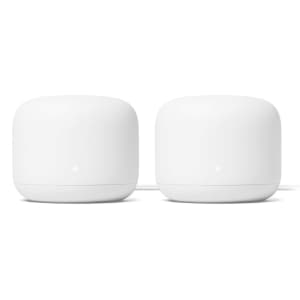 Google Nest 2nd-Generation WiFi Router 2-Pack for $139
