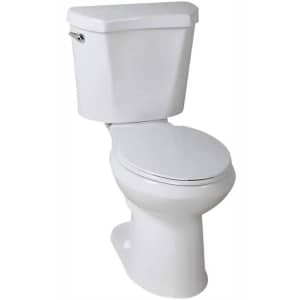 Glacier Bay 2-Piece 1.28 GPF Elongated Toilet for $99
