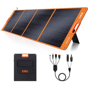 EBL 200W Portable Solar Panel Kit for $329