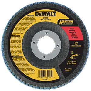 DEWALT Flap Disc, Zirconia, 4-1/2-Inch x 7/8-Inch, 80-Grit (DW8309) for $12