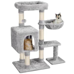 Yaheetech 38" Cat Tree Tower for $42