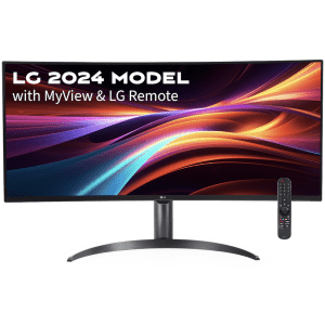 LG 34" Ultrawide 1440p HDR10 100Hz Curved IPS Smart Monitor for $189