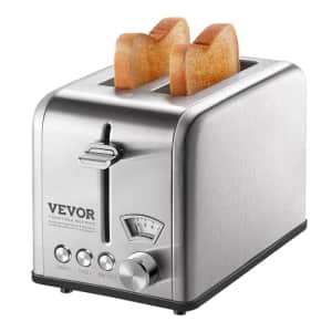 Vevor 2-Slice Retro Toaster for $15