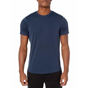 Amazon Brand - Peak Velocity Men's Smart Jersey Lightweight Crew Neck T-shirt, Navy, Medium for $19 Amazon Brand - Peak Velocity Men's Smart Jersey Lightweight Crew Neck T-shirt, Navy, Medium for $19
