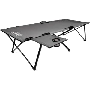 Coleman Pack-Away Camping Cot w/ Removable Side Table for $40