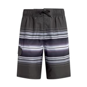 Kanu Surf Men's Standard Wade Swim Trunks (Regular & Extended Sizes), Linear Black for $8 Kanu Surf Men's Standard Wade Swim Trunks (Regular & Extended Sizes), Linear Black for $8