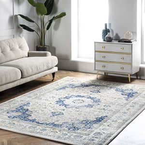 nuLOOM Paisley Verona Vintage Persian Area Rug, 4' x 6', Blue for $68 nuLOOM Paisley Verona Vintage Persian Area Rug, 4' x 6', Blue for $68