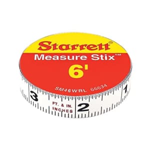 Starrett Tape Measure Stix with Adhesive Backing - Mount to Work Bench, Saw Table, Drafting Table - for $11
